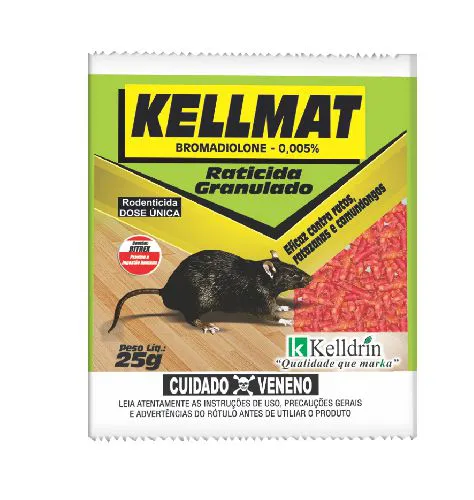 KELLMAT RATICIDA GRANULADO 10X40X25G